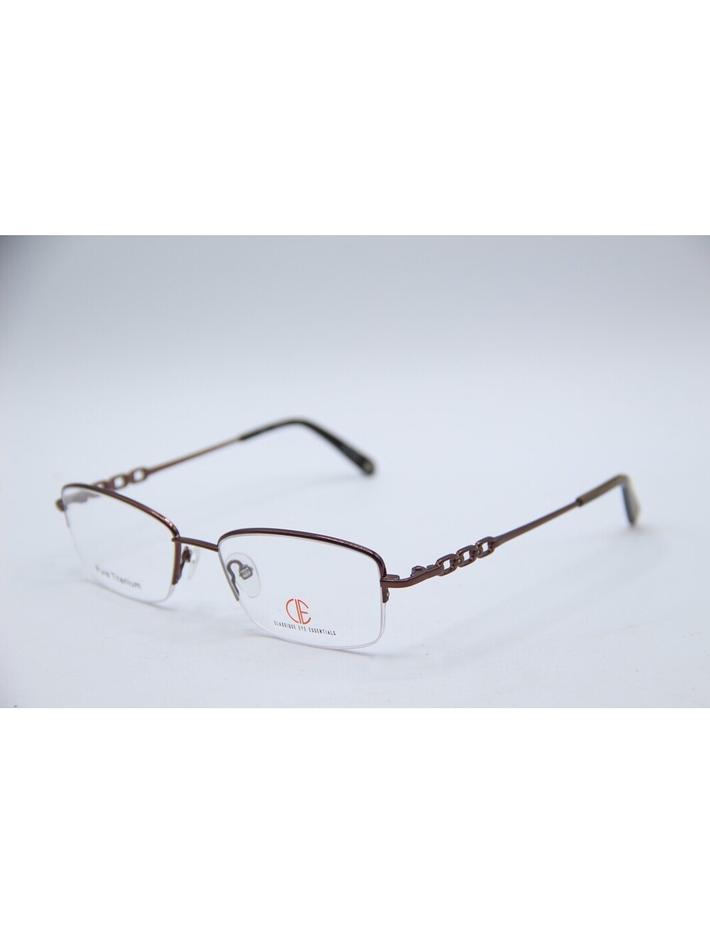 Classique Eye Essentials Sec324T Brown C3 Authentic Eyeglasses 51-17